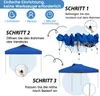 Gazebo COSTWAY 3x3m, gazebo pieghevole stabile e Anteprima dell’immagine prodotto 7