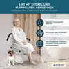 Toilettensitzerhöhung met armleuningen Mobiclinic 19 cm met Produktbild-Vorschau 4