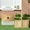Vyvýšený záhon Outsunny se skládací mříží, truhlík na Náhled obrázku produktu 6