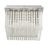 LED Deckenlampe, Chrom, Glasstäbe, Kristalle, klar Produktbild-Vorschau 9