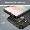 Nokia C21 Plus Hülle, Carbon-Faser TPU Silikon Stoßfest Produktbild-Vorschau 4