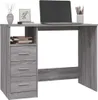 vidaXL Psací stůl se zásuvkami Grey Sonoma 102x50x76 cm Náhled obrázku produktu 3