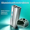 Aluminium telescoopladder, 2x2 sporten, multifunctionele Productafbeelding-voorbeeld 3