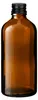 5x Braune Glasflasche 100 ml mit schwarzem Aluminium Produktbild-Vorschau 3