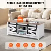 SucceBuy 48" Farmhouse Couchtisch, rechteckiger Tisch mit 2 Produktbild-Vorschau 5