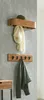HAKU Wandgarderobe akazie, schwarz - Massivholz, Metall, Produktbild-Vorschau 7