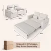 Bealife Sofa mit Schlaffunktion 147x82 cm - Ausziehbett - Produktbild-Vorschau 8
