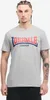 Herren T-Shirt normale Passform TWO TONE Marl Grey/Navy/Red Produktbild-Vorschau 1