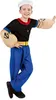 A young boy dressed as Popeye, posing with his hands on his hips. Produktbild-Vorschau