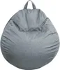 Pouf poire déhoussable BANANAIR 80 x 70 cm gris foncé Voir les images du produit 1