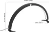 A black arc-shaped desk lamp with dimensions indicated by text overlays. Voir les images du produit
