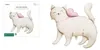 Folienballon Katze 83x77cm Weiß / Rosa Produktbild-Vorschau 4
