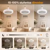 30W stropný ventilátor s osvetlením a diaľkovým ovládaním, Náhľad obrázku produktu 8