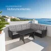 Rattan Lounge Catania - schwarz Produktbild-Vorschau 7