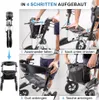 Lösch Reha Rollator TABAS Silber Größe S/M Produktbild-Vorschau 8