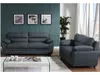 Sofa 3-Sitzer & 2-Sitzer - Stoff - Anthrazit - MANOA Produktbild-Vorschau 6