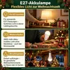2er Set E27 LED-Akkulampen mit Fernbedienung, USB-C Produktbild-Vorschau 4