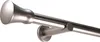A close-up studio shot of a curtain rod with a decorative finial. Produktbild-Vorschau