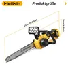 MELLWIN Akku-Kettensäge 12 Zoll, 800 W, 15 m/s, mit 2 Produktbild-Vorschau 3