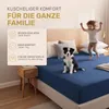 Lavea® Topper Spannbettlaken 180x200 cm - 200x200 cm, Maya Produktbild-Vorschau 5