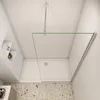 Duschspa Walk-In Dusche 120x200cm Chrom glänzend Duschwand Produktbild-Vorschau 3
