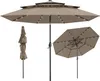 Parasol COSTWAY 300 cm z oświetleniem słonecznym LED i Podgląd zdjęcia produktu 1
