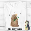 Mr. & Mrs. Panda Tshirt Bär Lied - Weiß - Geschenk, Liebe, Produktbild-Vorschau 3
