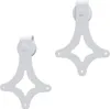 Kit Accessori per Porta Scorrevole 200 cm in Acciaio Bianco Anteprima dell’immagine prodotto 5