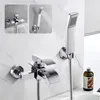 Badewannenarmatur mit Handbrause, Wannenarmatur Produktbild-Vorschau 6