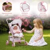 Puppenbuggy klappbar – leichter Puppenwagen mit EVA-Rädern Produktbild-Vorschau 3