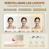 OYAJIA  Schminktisch mit LED Beleuchtung,Einstellbarer Produktbild-Vorschau 11