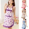 Schürze öldichtes Dame Kleid Baumwollblumenmuster Schürze Produktbild-Vorschau 1