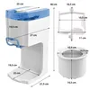 4in1 Softeismaschine Frozen Yogurt Maschine Eismaschine Produktbild-Vorschau 11