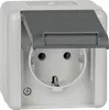 Jung 820 W Feuchtraum Steckdose Aufputz IP44 Produktbild-Vorschau 4