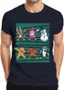 Dabbing Rentier Santa Schneemann - Weihnachten Produktbild-Vorschau 1