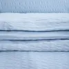 HOMLA RETIE Bavlnené posteľné prádlo modré 220x200 + Náhľad obrázku produktu 2
