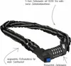 FISCHER Kettenschloss Zahlen Reflex - Länge 80 cm, Ø 8 mm Produktbild-Vorschau 10