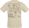 Der Herr der Ringe T-Shirt Herren Map - Oversize sand XL Produktbild-Vorschau 2