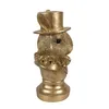 Clayre & Eef Figur Kaninchen 35 cm Goldfarbig Polyresin Produktbild-Vorschau 4