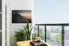 Gartenposter - 60x40 cm - Blick über die Berge  - Modernes Produktbild-Vorschau 3