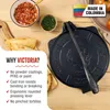A tortilla press with salsa and chimichurri, along with empanadas, on a wooden surface. Náhľad obrázku produktu