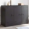 vidaXL Kredens czarny 99x39x73 cm stalowy Podgląd zdjęcia produktu 1