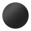 A black circular object, likely a plant saucer or stand, is shown against a white background. Voir les images du produit