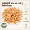 50 Stück Sugar Seesterne 8-10 cm mit Hinweisen zu Dekoideen Produktbild-Vorschau