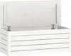 vidaXL Truhe Weiß 89x36,5x33 cm Massivholz Kiefer Produktbild-Vorschau 11