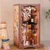 Japonský štýl DIY Book Nook miniatúrny domček 3D puzzle s Náhľad obrázku produktu 8