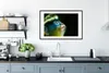 MuchoWow® MuchoWow® Gerahmtes Poster Affe - Fell - Schwarz Produktbild-Vorschau 4