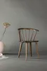 Bobby chaise de salle à manger avec accoudoirs bois mocca Voir les images du produit 3