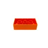 LEGO: lego duplo klocek 2x4 pomaranczowy Podgląd zdjęcia produktu 3