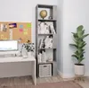vidaXL Bücherregal/Raumteiler Betongrau 45x24x159 cm Produktbild-Vorschau 2
